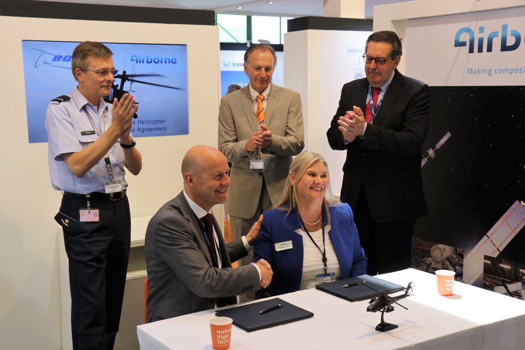 Boeing and Airborne sign license agreement Apache helicopter rotor blade repair